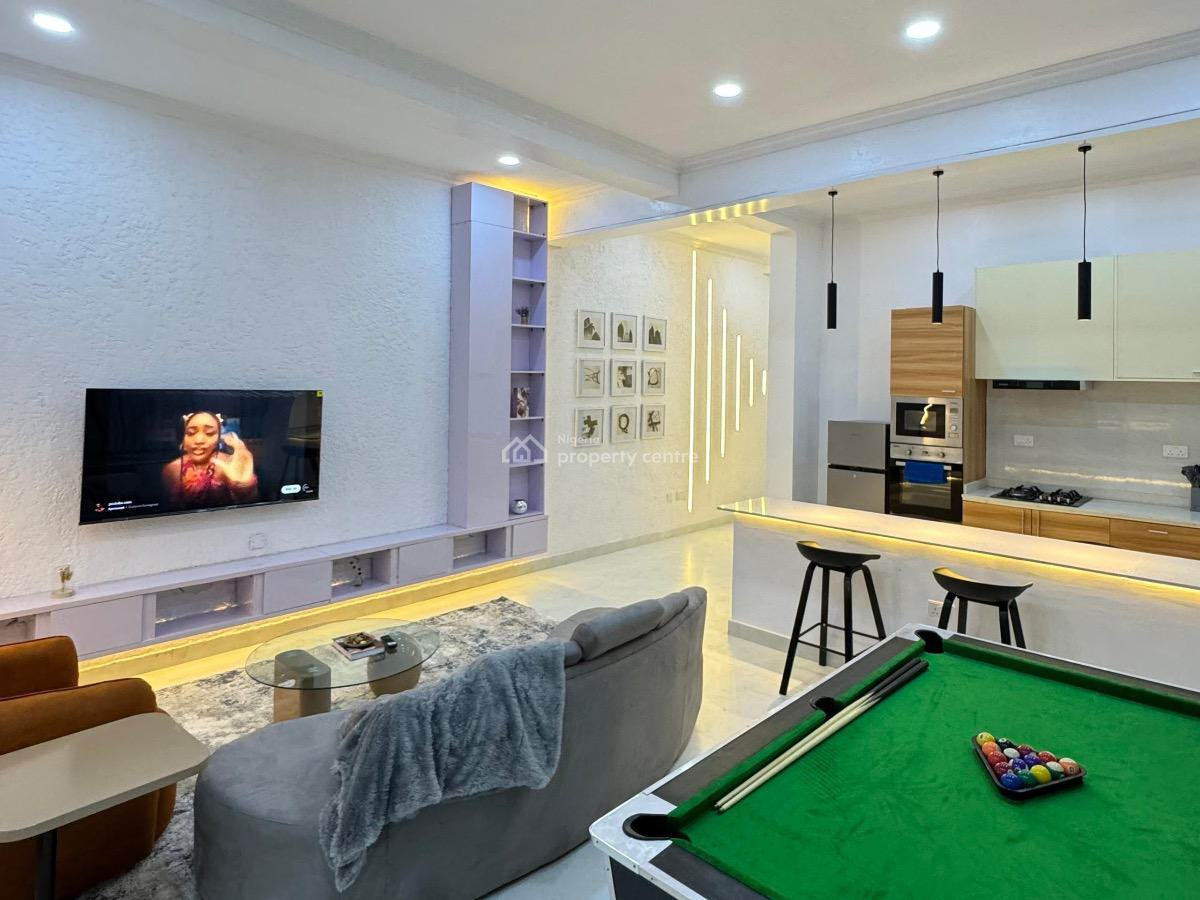 Beautiful 2 Bedroom with Snooker, Ikate, Lekki, Lagos, Flat / Apartment Short Let