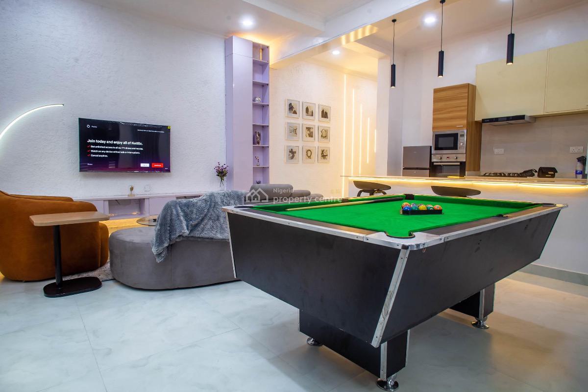 Beautiful 2 Bedroom with Snooker, Ikate, Lekki, Lagos, Flat / Apartment Short Let