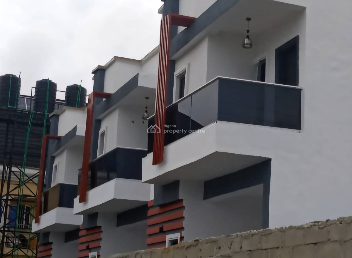 a New and Well Finished 3bedroom Smart Home Terrace Duplex with Bq, Beechwood Estate Off Lakuwe Golf, Lakowe, Ibeju Lekki, Lagos, Terraced Duplex for Sale