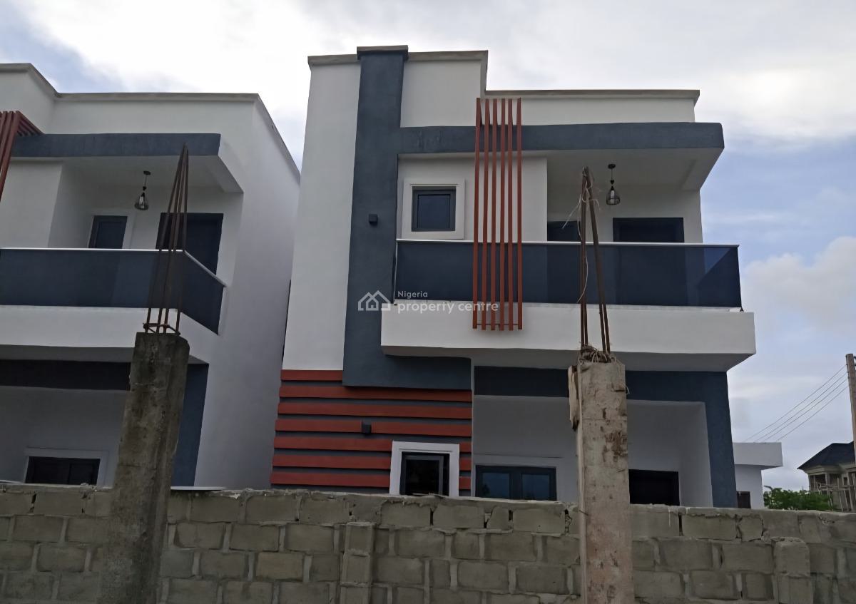 a New and Well Finished 3bedroom Smart Home Terrace Duplex with Bq, Beechwood Estate Off Lakuwe Golf, Lakowe, Ibeju Lekki, Lagos, Terraced Duplex for Sale