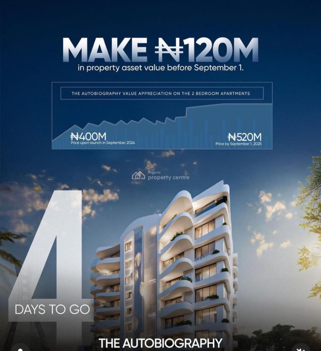 The Autobiography, Victoria Island (vi), Lagos, Block of Flats for Sale
