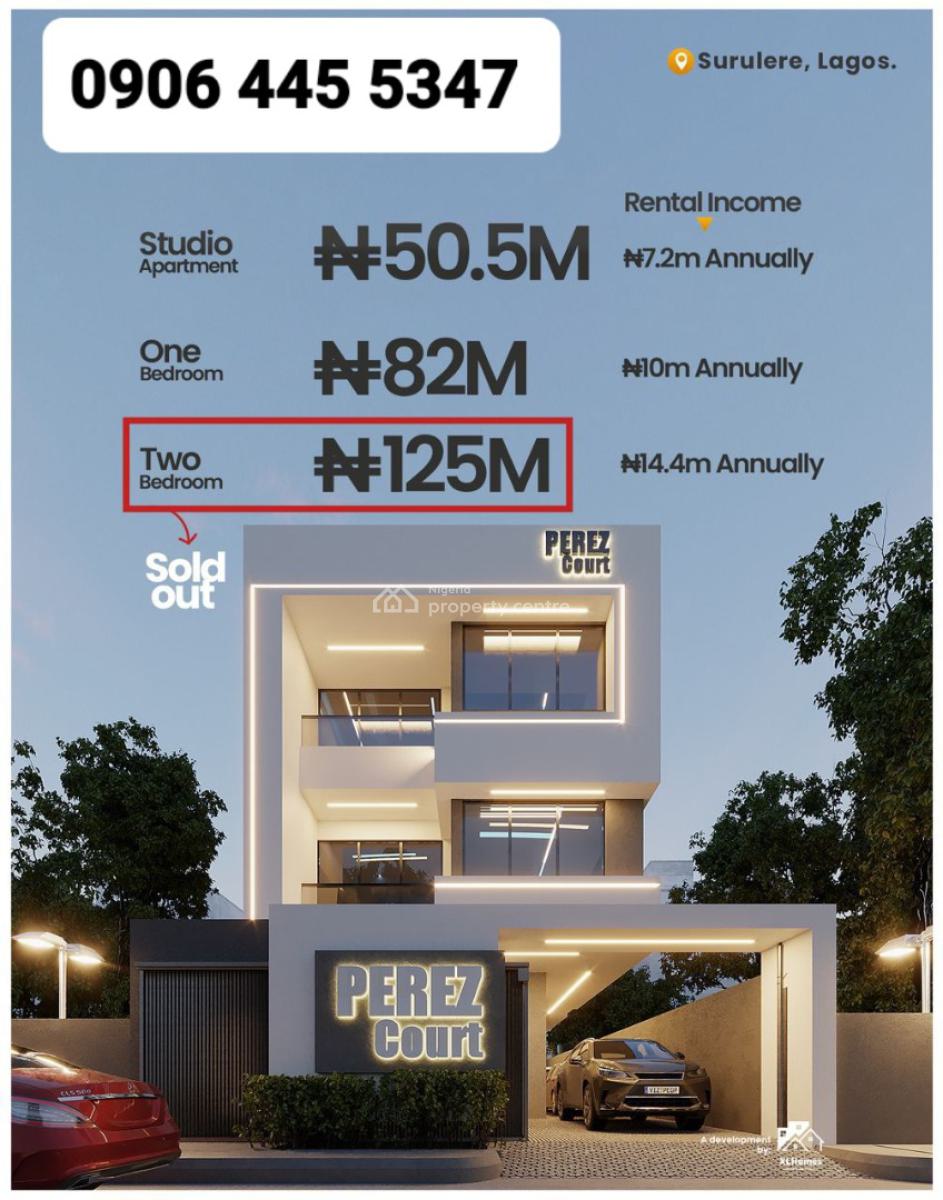 Studio Apartments and 1 Bedroom Apartments in Surulere Lagos, Studio Apartments and 1 Bedroom Apartments, Surulere, Lagos, Block of Flats for Sale