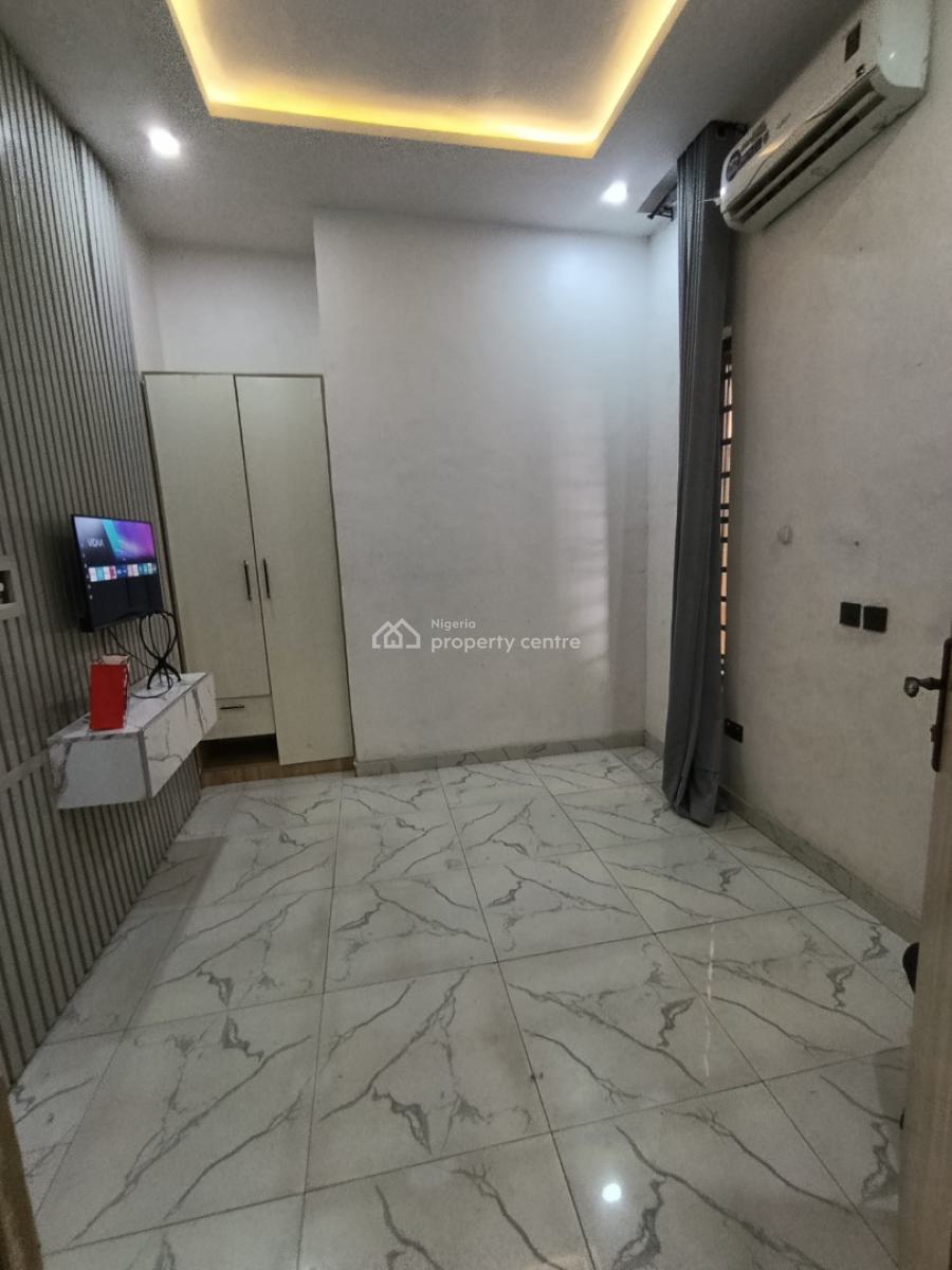 a Partly Furnished Studio Apartment with Main  Kitchen and Personal P, Ikota Gra Via Mega Chicken, Lekki, Lagos, Self Contain (single Rooms) for Rent