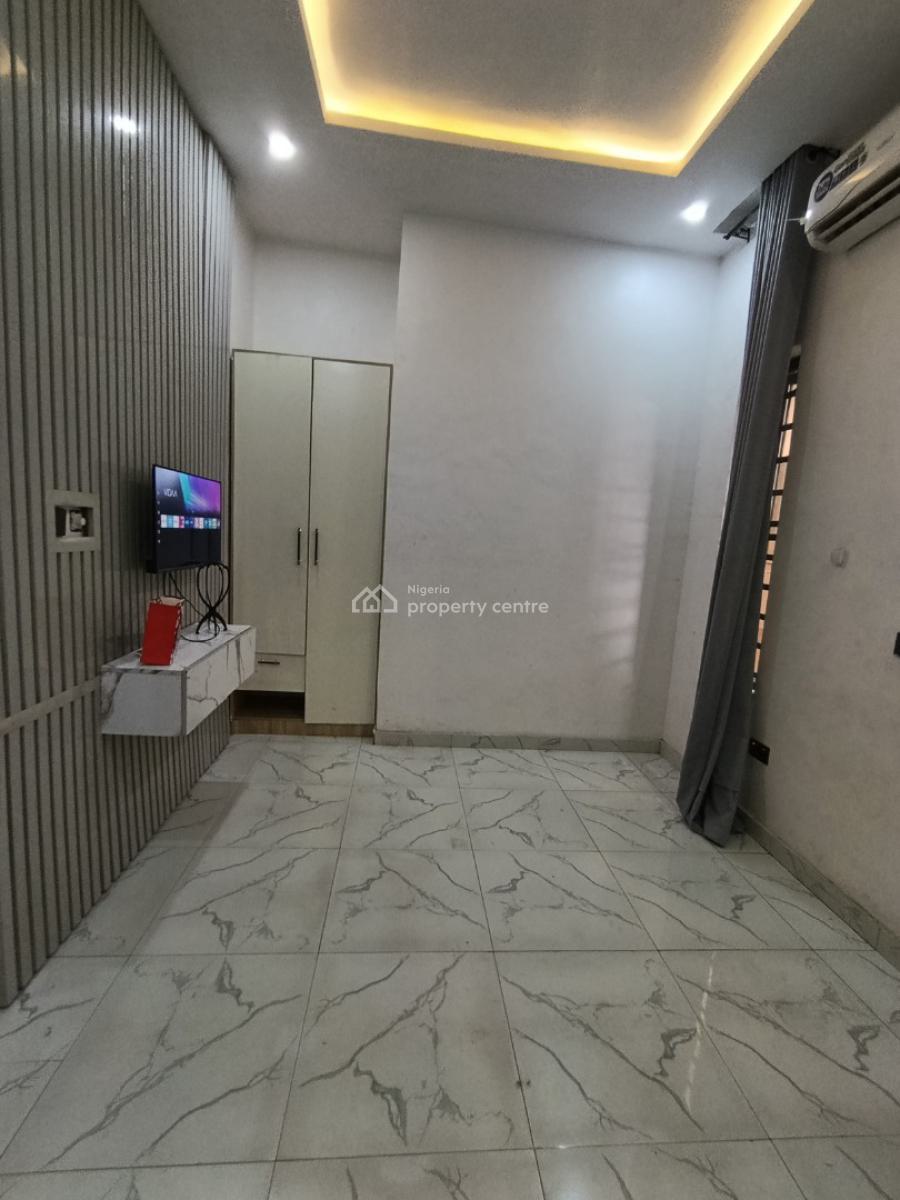 a Partly Furnished Studio Apartment with Main  Kitchen and Personal P, Ikota Gra Via Mega Chicken, Lekki, Lagos, Self Contain (single Rooms) for Rent