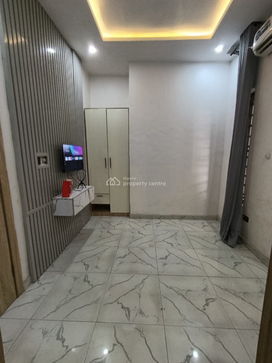 a Partly Furnished Studio Apartment with Main  Kitchen and Personal P, Ikota Gra Via Mega Chicken, Lekki, Lagos, Self Contain (single Rooms) for Rent