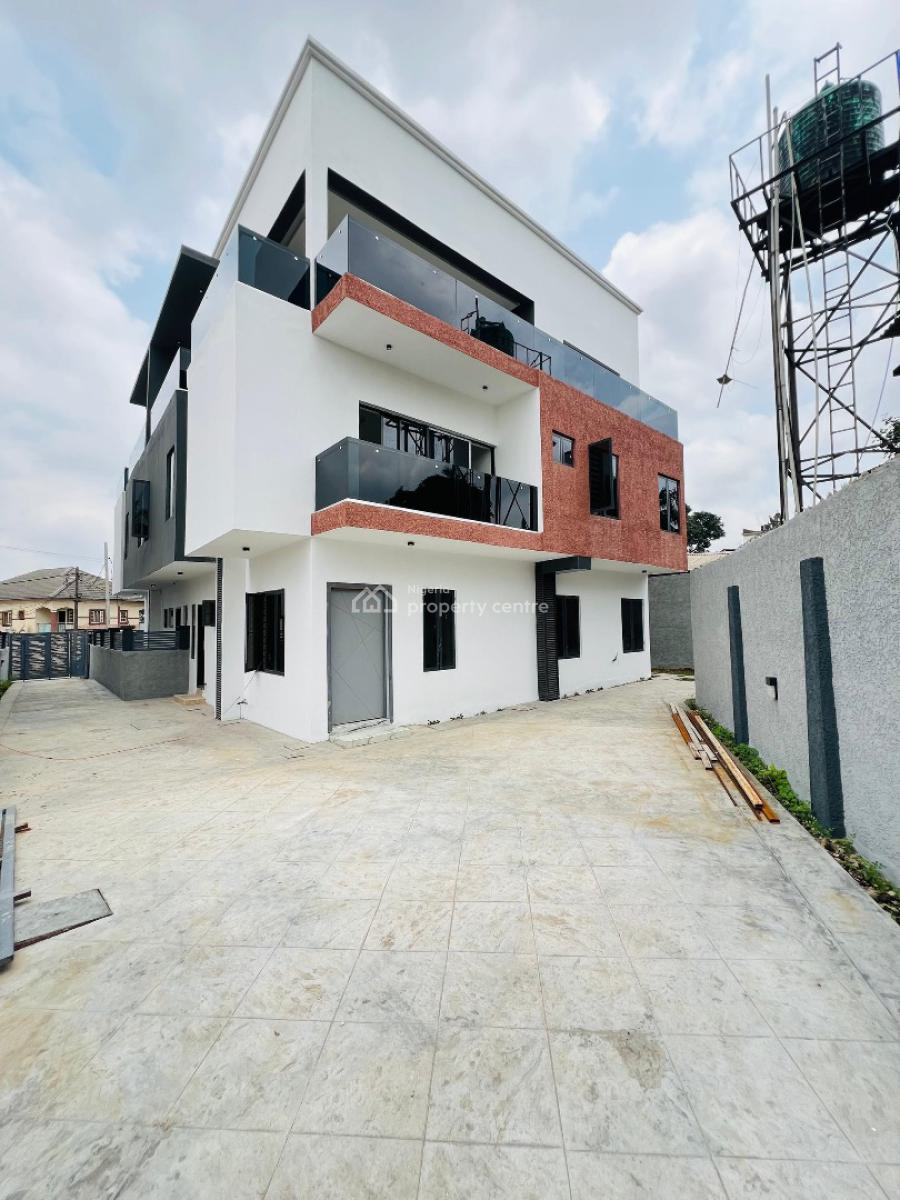 Fantastic Newly Built 4 Bedroom Detached Duplex + a Bq in a Code Acces, Maryland, Lagos, Semi-detached Duplex for Sale