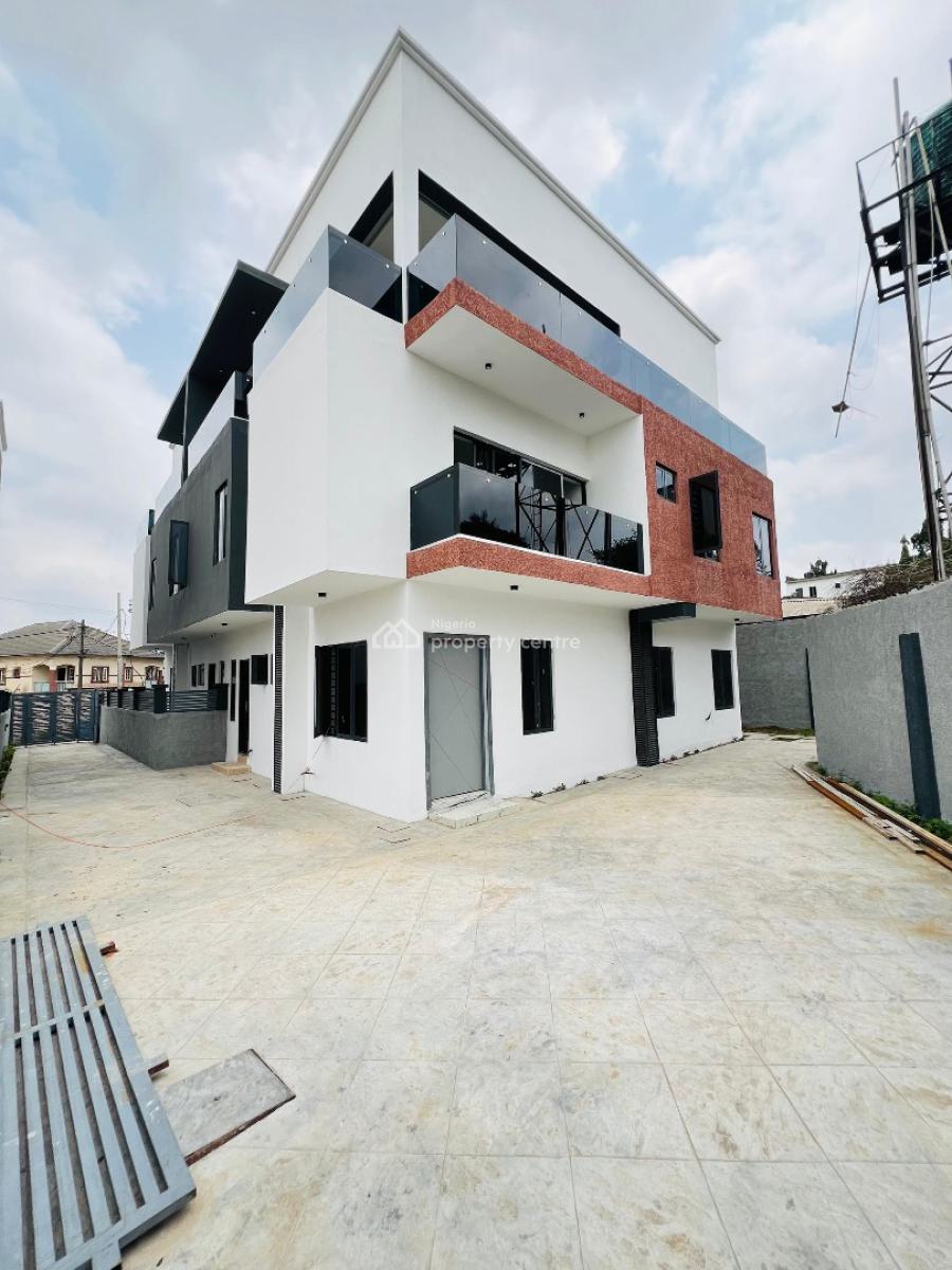 Fantastic Newly Built 4 Bedroom Detached Duplex + a Bq in a Code Acces, Maryland, Lagos, Semi-detached Duplex for Sale