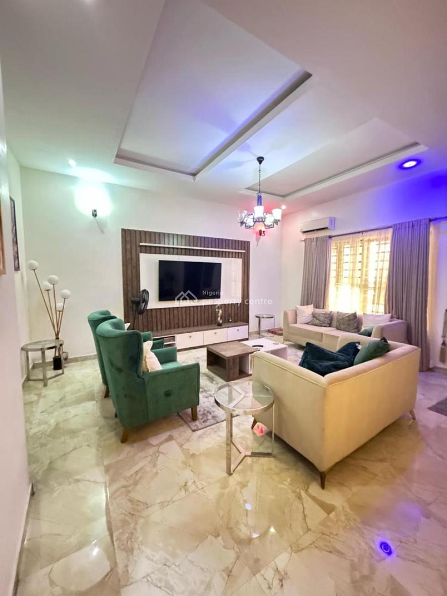 Fully Furnished 4 Bedroom Terraced Duplex with Inverter, Ikota Gra, Ikota, Lekki, Lagos, Terraced Duplex for Rent
