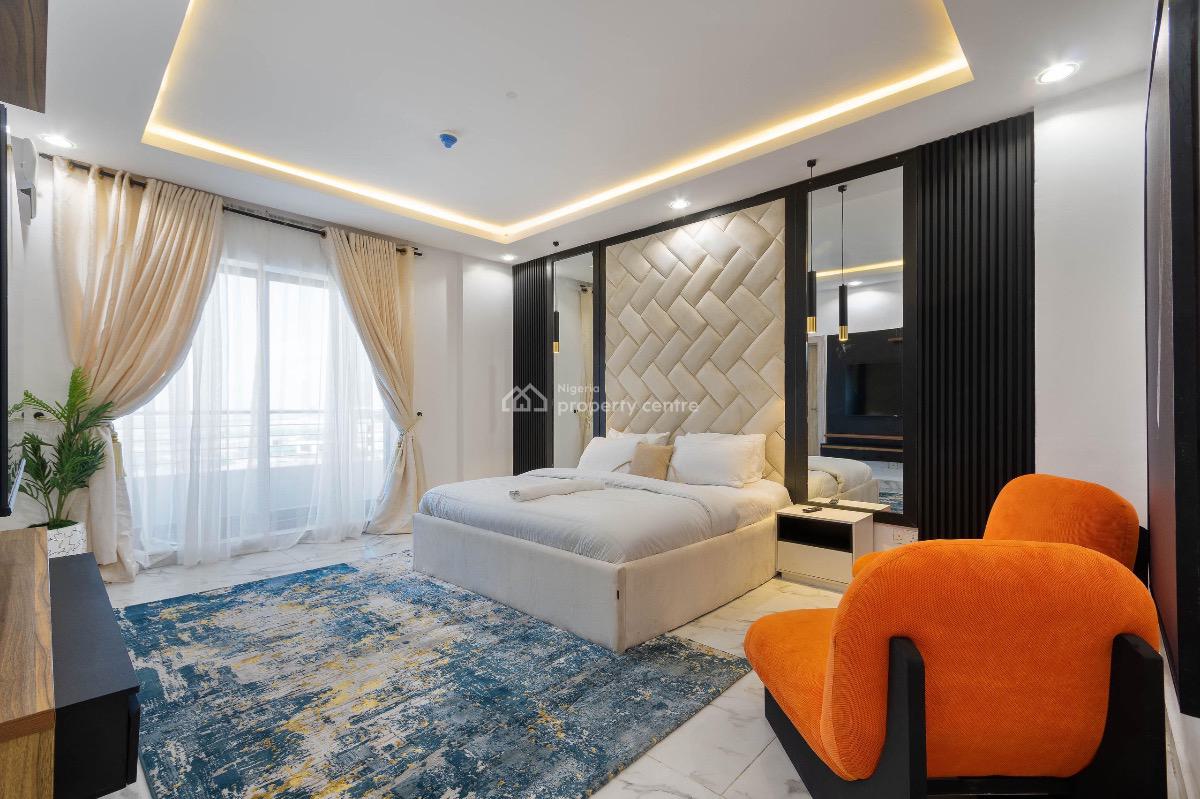 Contemporary Smart 2 Bedroom Fur and Service Apartment, Periwinkle Estate, Lekki Phase 1, Lekki, Lagos, Flat / Apartment Short Let