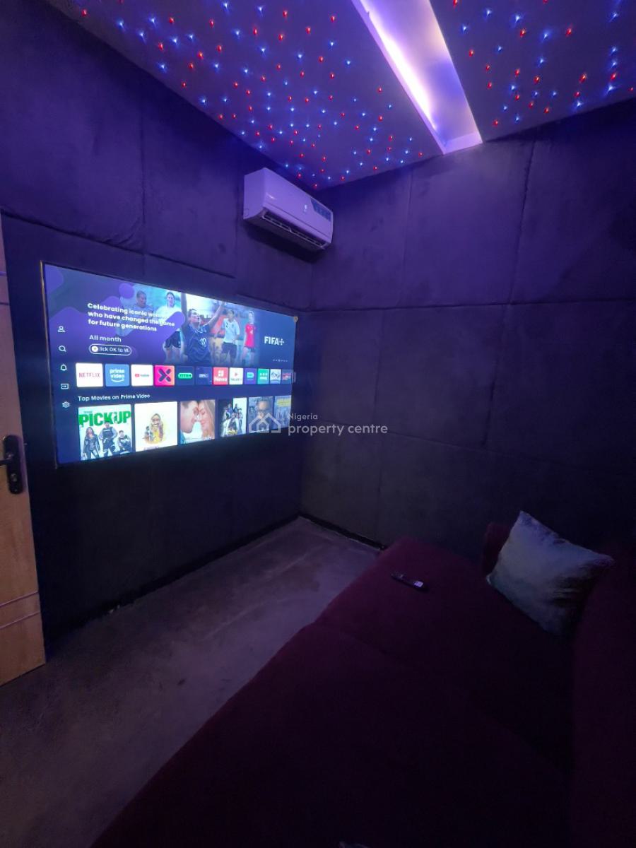 Fully Furnished 2 Bedroom Apartment with Cinema, Ikate, Lekki, Lagos, Flat / Apartment for Rent