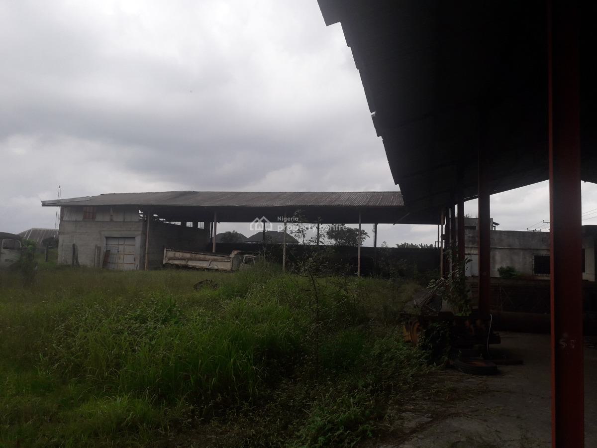 Construction Company Yard on 1.8ha Land, Off Aba Port Harcourt Road By Eleme Junction, Eleme, Rivers, Factory for Sale