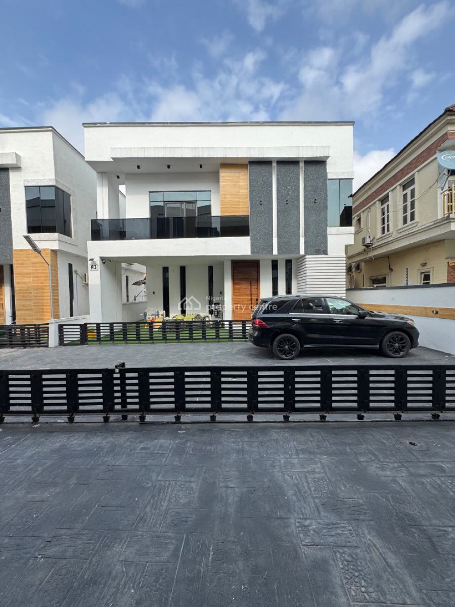 𝐁𝐄𝐀𝐔𝐓𝐈𝐅𝐔𝐋 4 𝐁𝐄𝐃𝐑𝐎𝐎𝐌 𝐃𝐄𝐓𝐀𝐂𝐇𝐄𝐃 𝐃𝐔𝐏𝐋𝐄𝐗, Chevron, Lekki, Lekki Phase 2, Lekki, Lagos, Detached Duplex for Rent