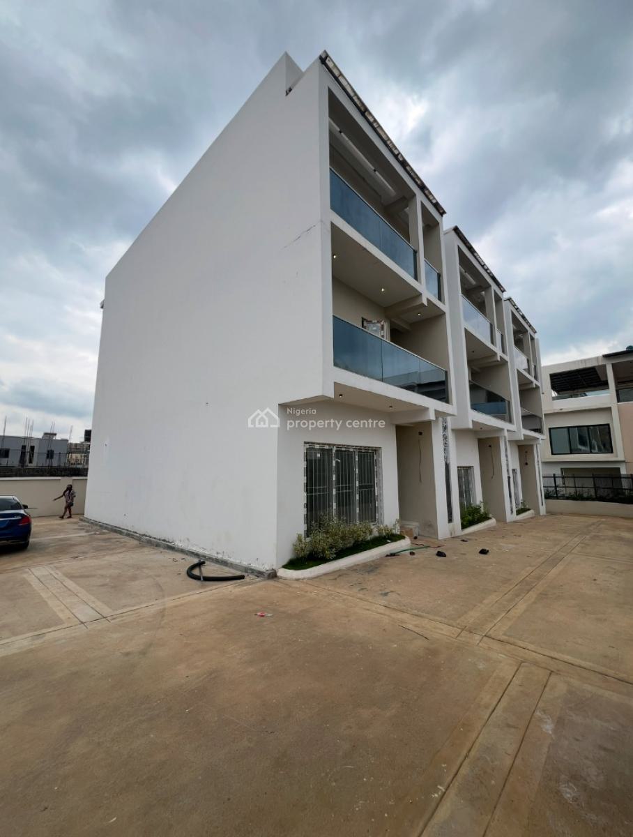 Brand New 4 Bedroom Townhouse with En-suite Bq, Mabushi, Abuja, Terraced Duplex for Rent