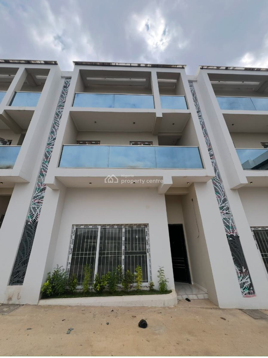 Brand New 4 Bedroom Townhouse with En-suite Bq, Mabushi, Abuja, Terraced Duplex for Rent