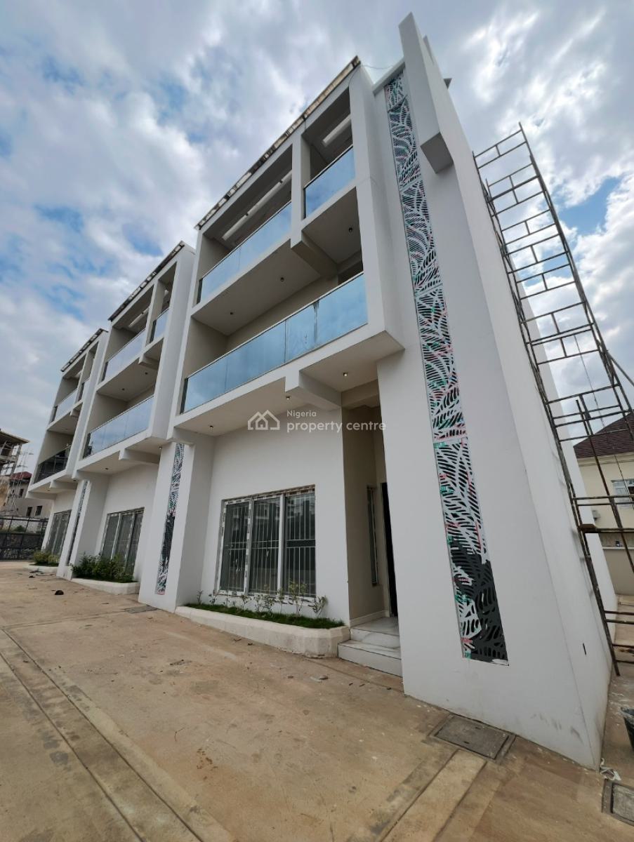 Brand New 4 Bedroom Townhouse with En-suite Bq, Mabushi, Abuja, Terraced Duplex for Rent