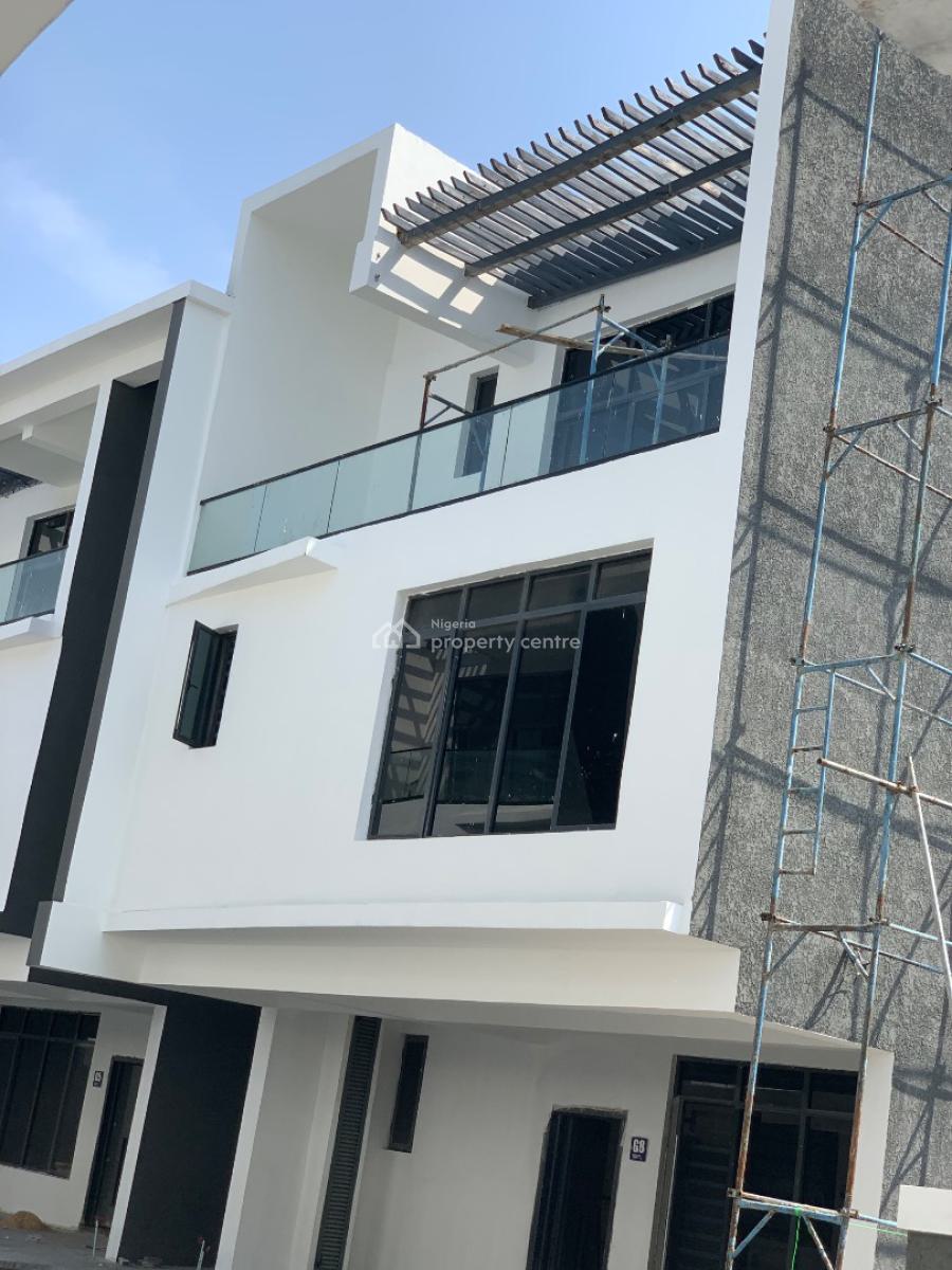 Almost Completed: Four Bedroom Terraced Duplex, Nike Art Gallery, Ikate, Lekki, Lagos, Terraced Duplex for Sale