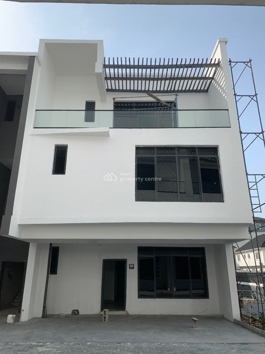 Almost Completed: Four Bedrooms Terraced Duplex, Nike Art Gallery, Ikate, Lekki, Lagos, Terraced Duplex for Sale