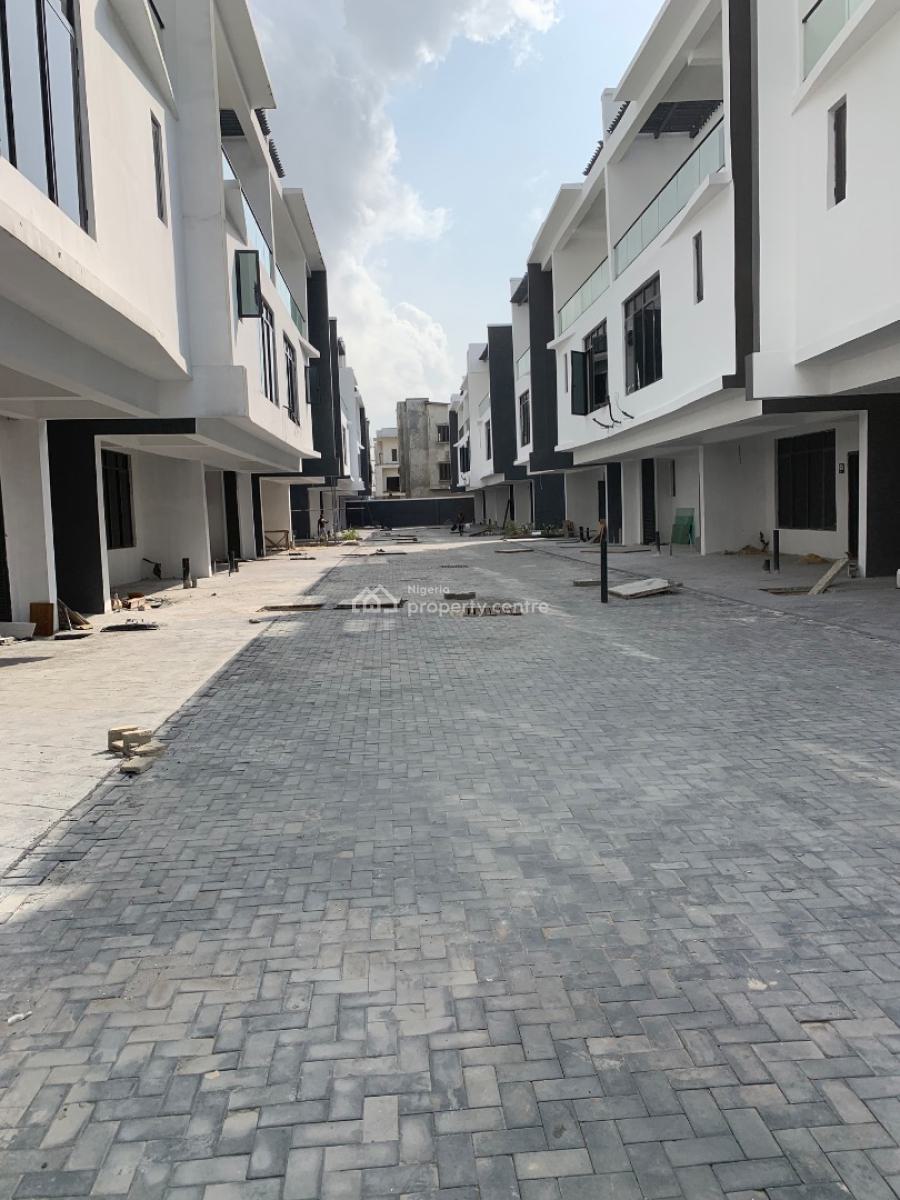 Almost Completed: Four Bedrooms Terraced Duplex, Nike Art Gallery, Ikate, Lekki, Lagos, Terraced Duplex for Sale