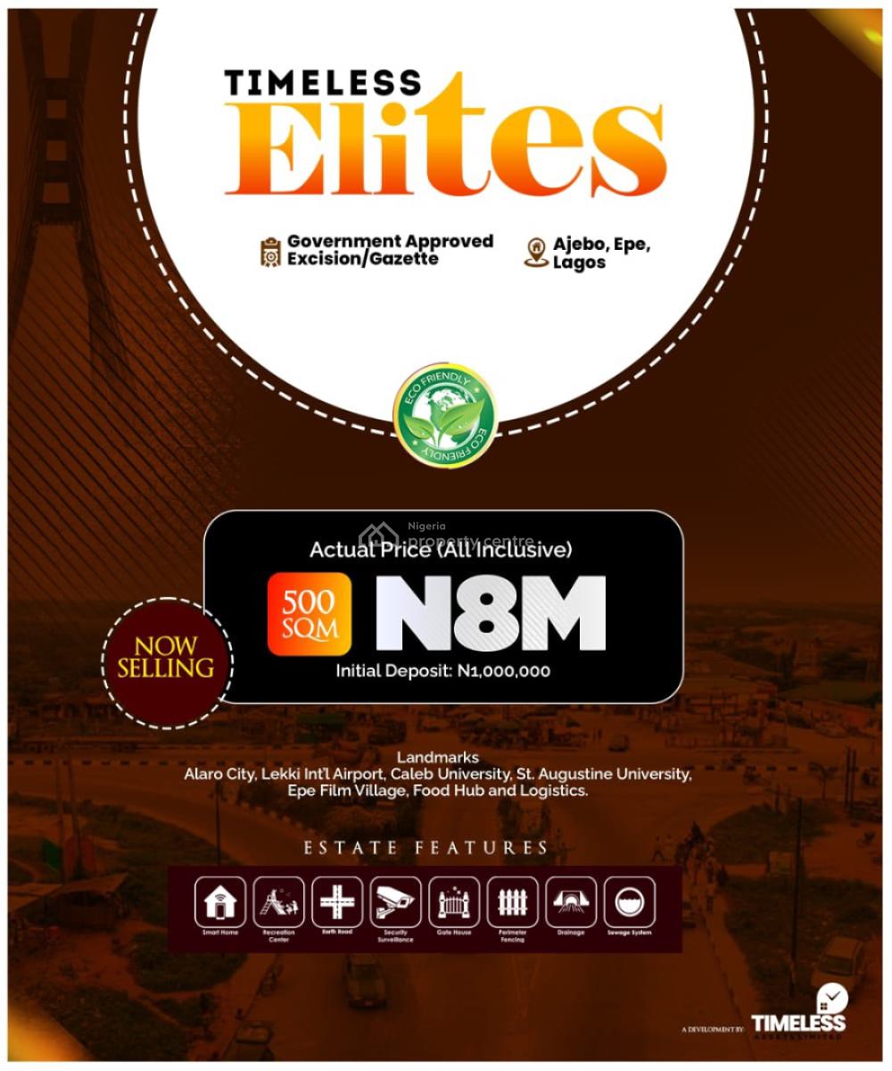 The Elites Estate, Ajebo, Epe, Lagos, Mixed-use Land for Sale