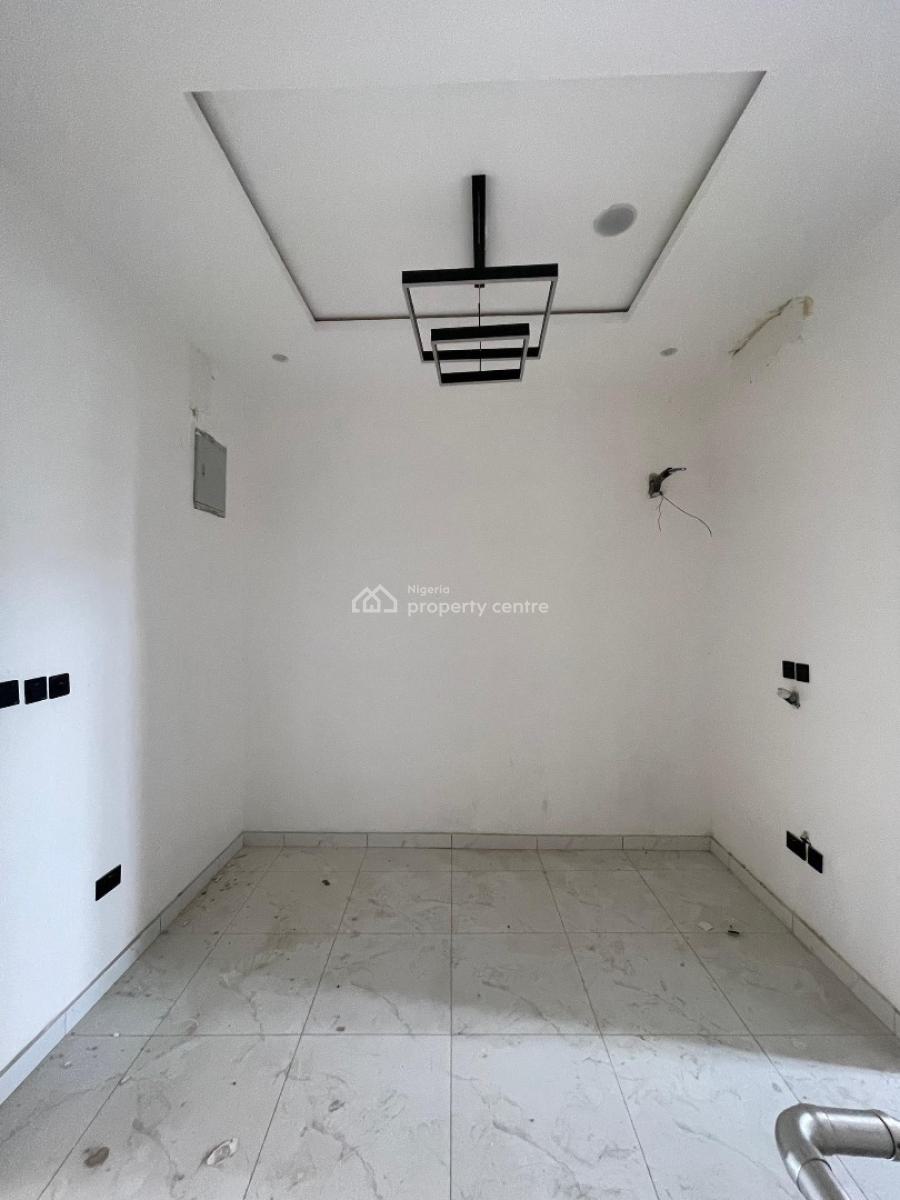 Elegant 4 Bedrooms Terraced Duplex with Bq in Secured Estate, Chevron, Lekki, Lagos, Terraced Duplex for Sale