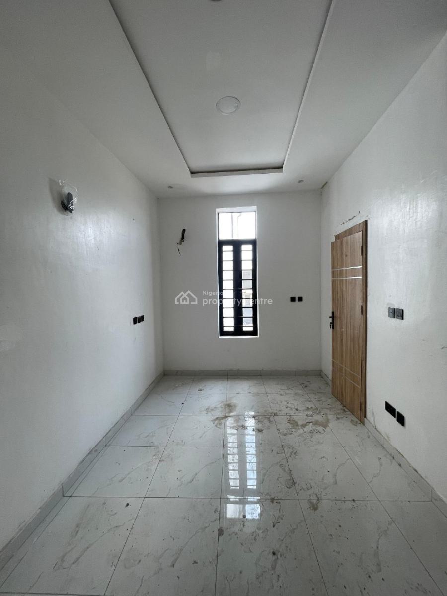 Elegant 4 Bedrooms Terraced Duplex with Bq in Secured Estate, Chevron, Lekki, Lagos, Terraced Duplex for Sale