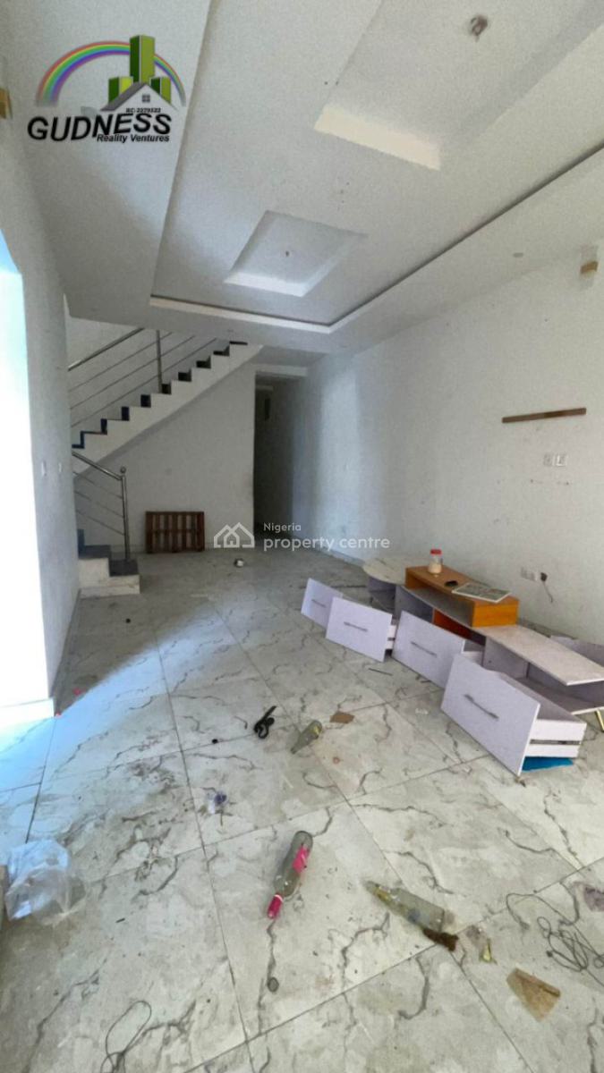 4 Bedroom Semi Detached Duplex with Bq, Mobil Road, Behind Ikota Gra, Lekki, Lagos, Semi-detached Duplex for Rent