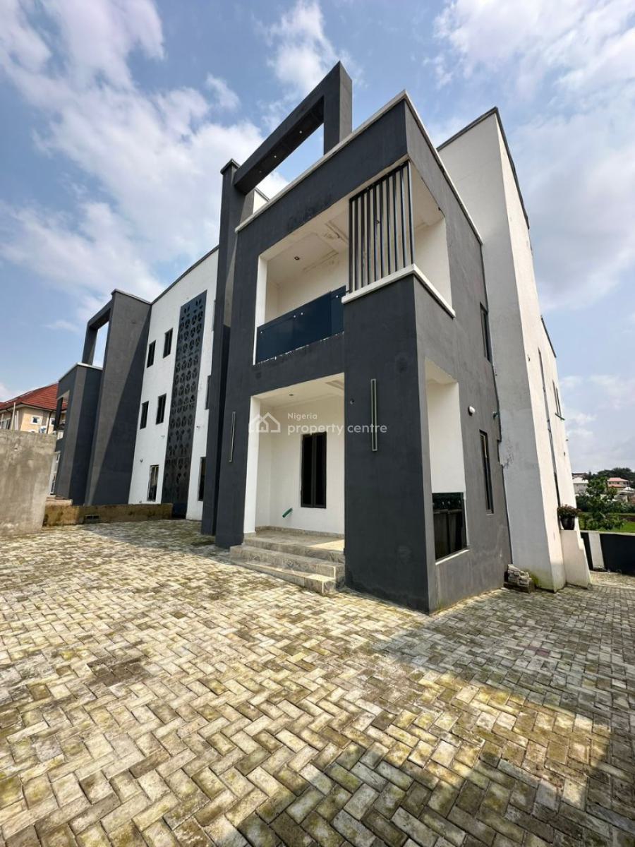 Smart Features &gated 5 Beds Duplex,+2 Living Rms & 1 Room Bq+solar, Wuye, Abuja, Semi-detached Duplex for Sale
