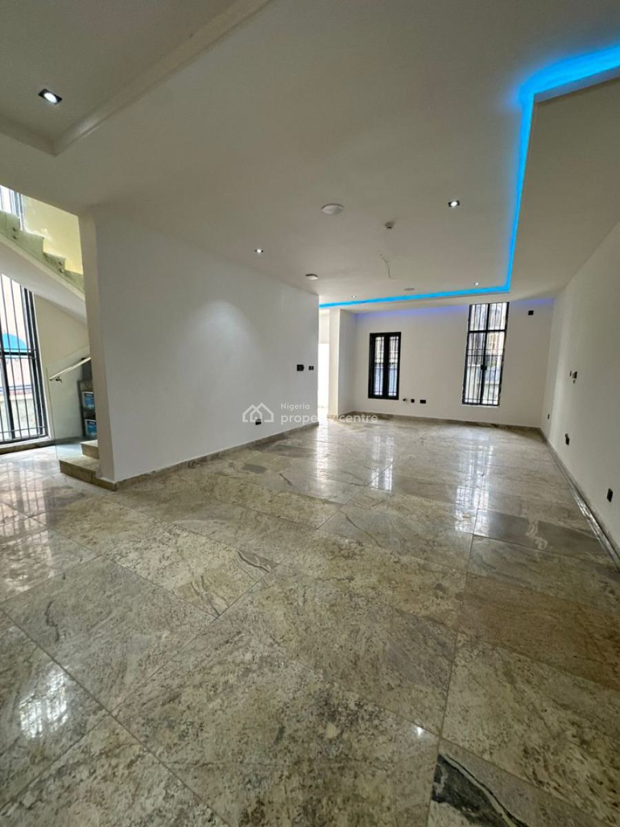 Smart Features &gated 5 Beds Duplex,+2 Living Rms & 1 Room Bq+solar, Wuye, Abuja, Semi-detached Duplex for Sale