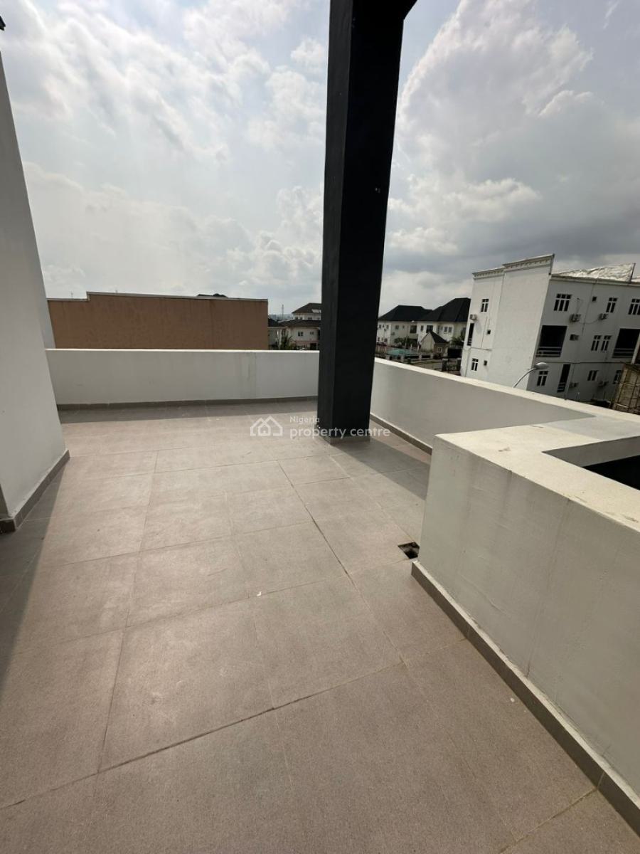 Smart Features &gated 5 Beds Duplex,+2 Living Rms & 1 Room Bq+solar, Wuye, Abuja, Semi-detached Duplex for Sale