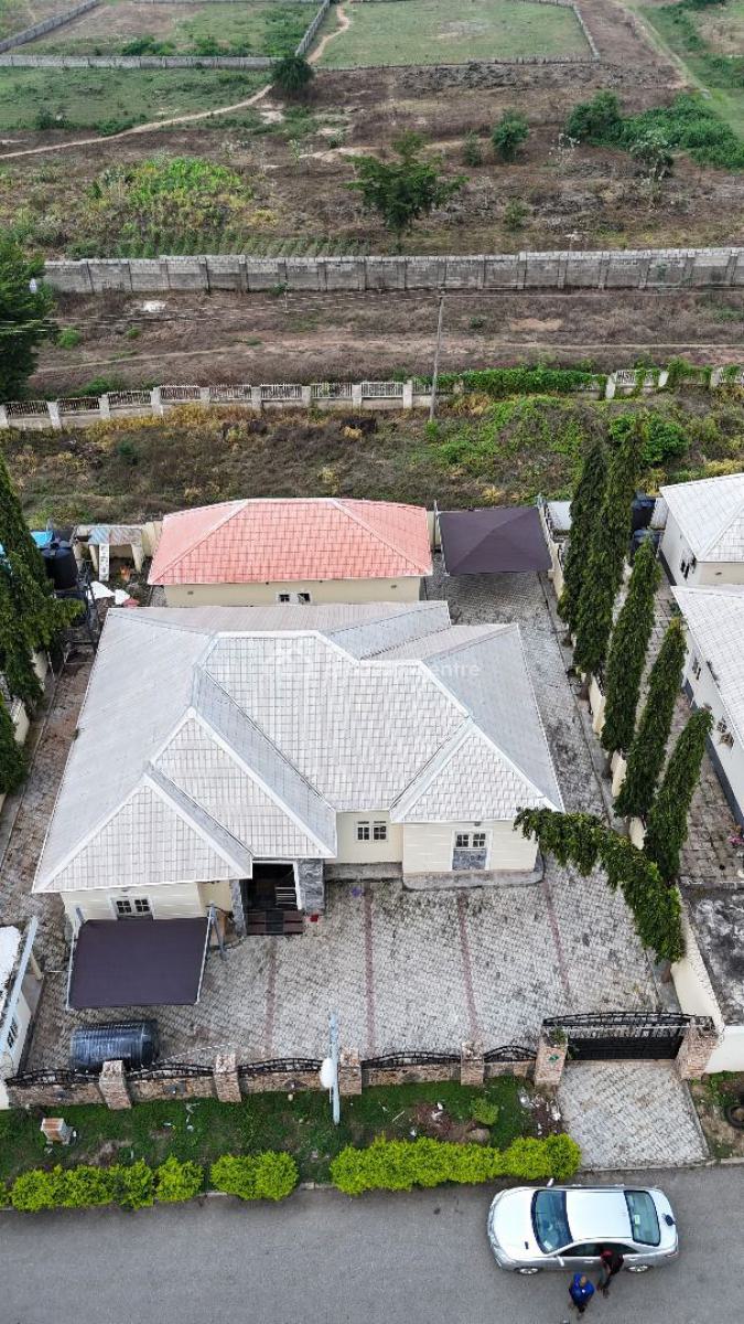 Well Built 3 Bedroom Bungalow 2 Rooms Bq 1 Gate House, Lugbe District, Abuja, Semi-detached Bungalow for Sale