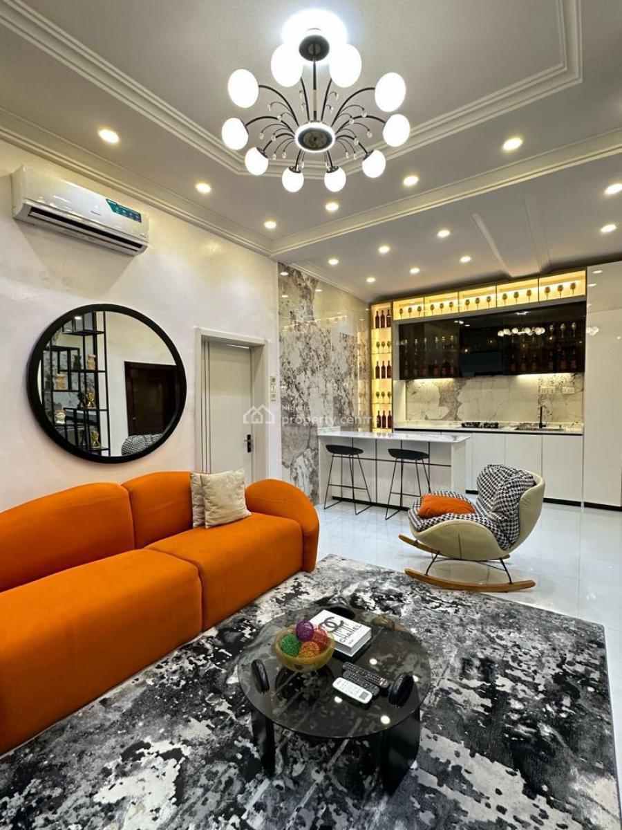 Beautifully Furnished 1bedroom Apartment, Chevron, Lekki, Lagos, Flat / Apartment Short Let