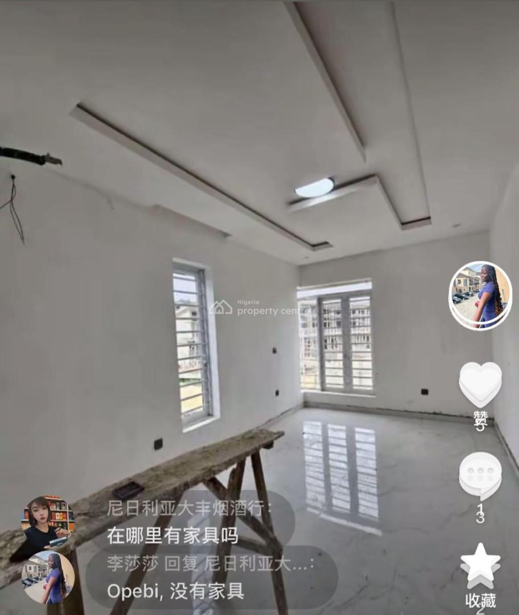 4 Bedroom Terrace Duplex  Semi Furnished with Ac/ Fridge / Washing M, Agbaoku Estate, Ikeja, Lagos, Terraced Duplex for Rent