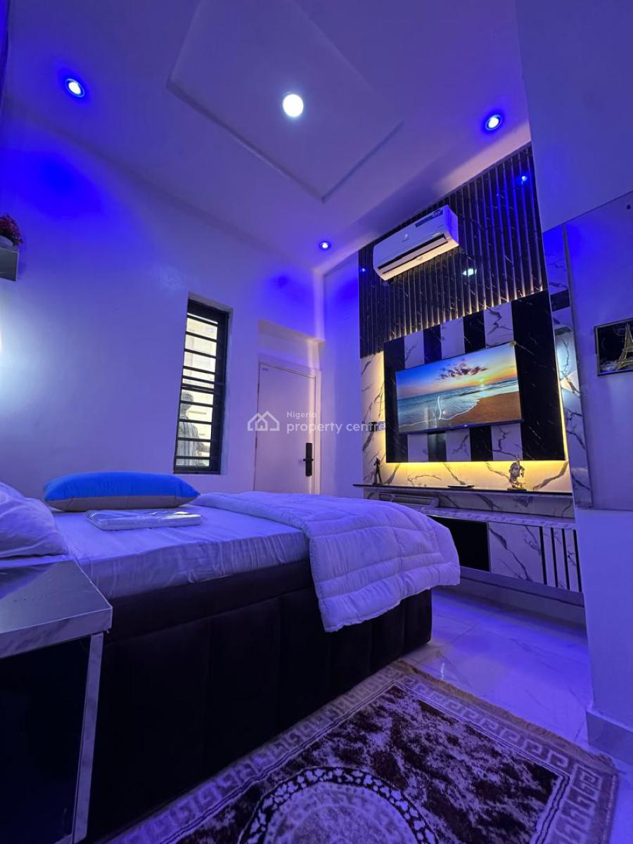 Beautiful Furnished 1room Studio Apartment, Conservation Right, Lekki, Lagos, Terraced Duplex Short Let