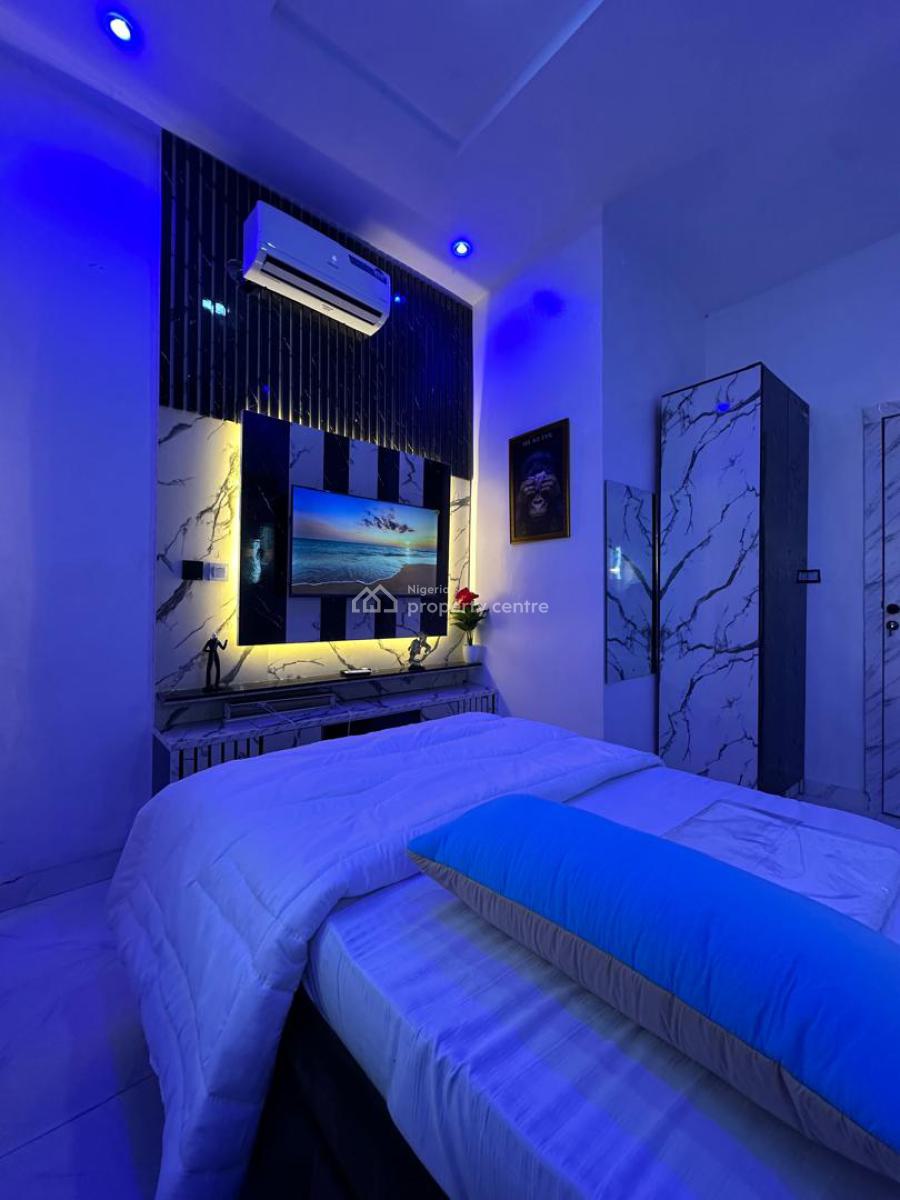 Beautiful Furnished 1room Studio Apartment, Conservation Right, Lekki, Lagos, Terraced Duplex Short Let