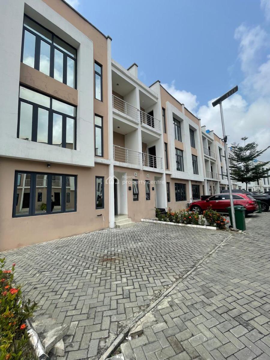 4 Bedroom Terrace Duplex with Bq  Service Charge 1m Agency Le, Ikate, Lekki, Lagos, Terraced Duplex for Rent