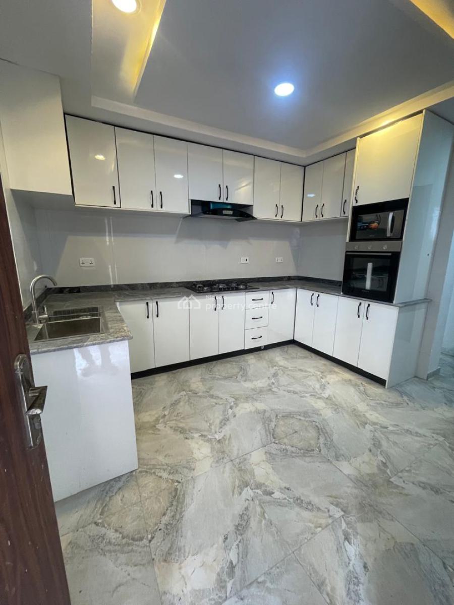 4 Bedroom Terrace Duplex with Bq  Service Charge 1m Agency Le, Ikate, Lekki, Lagos, Terraced Duplex for Rent