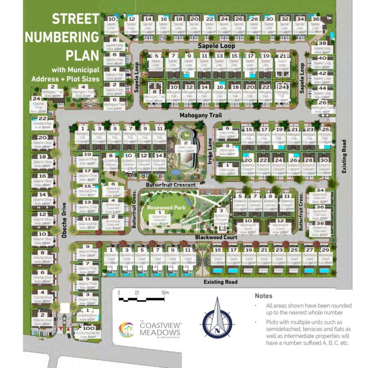 Coastal Meadows Phase 1 Landed Property in Ibeju Lekki, 1, Tunde Akande Road, Off Lagos-calabar Road Near Dangote Refinery. Ib, Ibeju Lekki, Lagos, Mixed-use Land for Sale