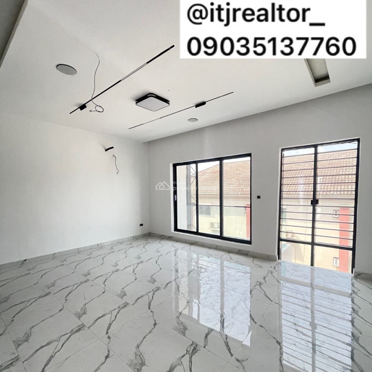Stunning 4 Bedroom Terrace Duplex with Swimming Pool and Bq, Osapa London, Osapa, Lekki, Lagos, Terraced Duplex for Sale