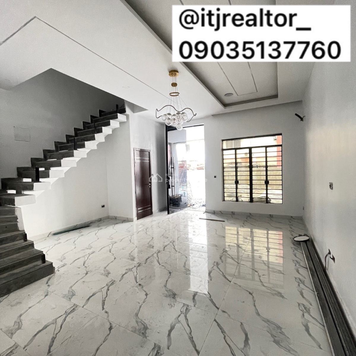 Stunning 4 Bedroom Terrace Duplex with Swimming Pool and Bq, Osapa London, Osapa, Lekki, Lagos, Terraced Duplex for Sale