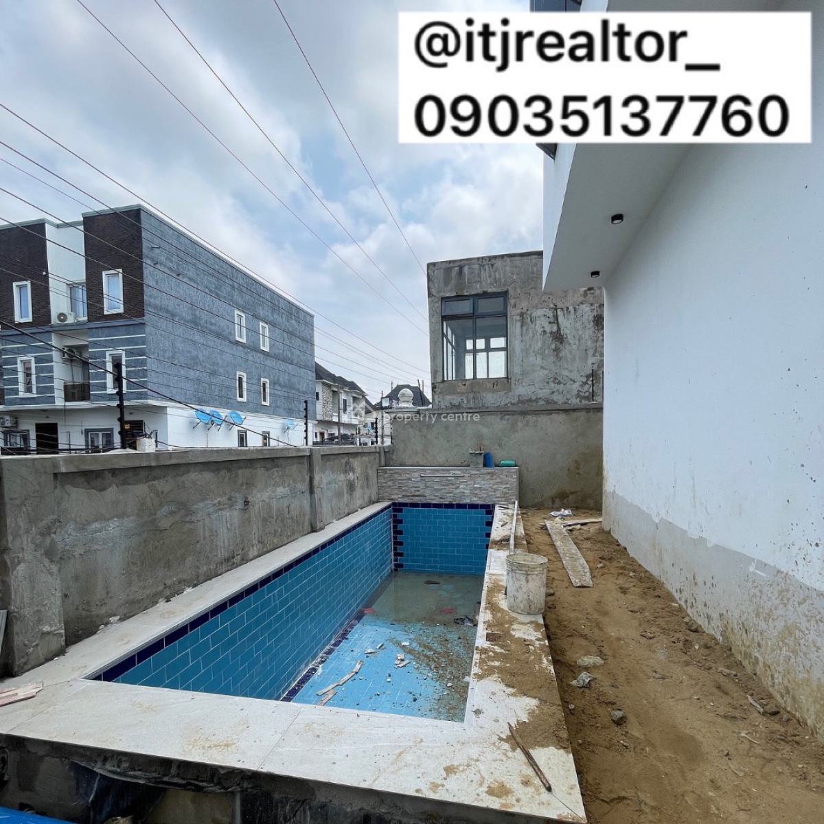 Stunning 4 Bedroom Terrace Duplex with Swimming Pool and Bq, Osapa London, Osapa, Lekki, Lagos, Terraced Duplex for Sale