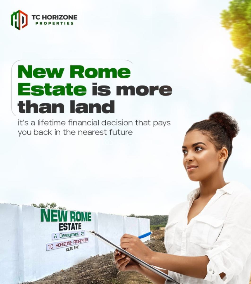 The New Rome of Lagos, The New Rome Estate, Ketu, Epe, Lagos, Mixed-use Land for Sale