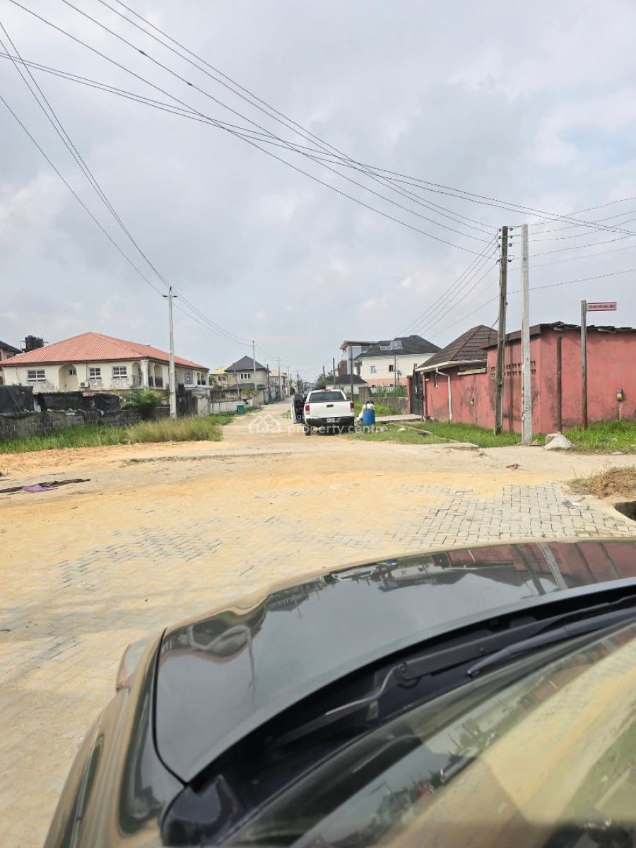 Partly Fenced Plot of Land Measuring 510sqm, University View Estate, Sangotedo, Ajah, Lagos, Residential Land for Sale