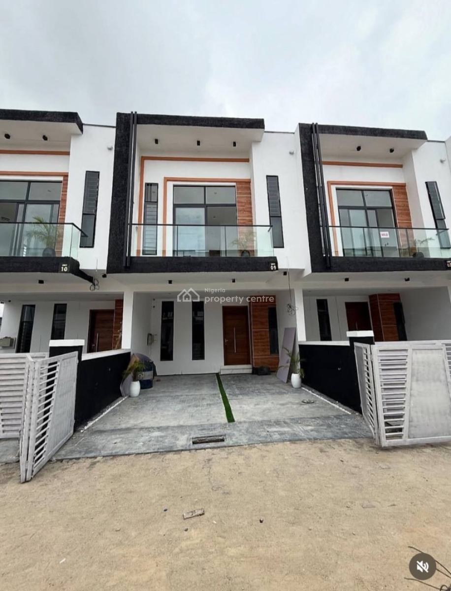 Self Gated 3 Bedroom Terrace Duplex, in a Gated and Secured Estate, Ikota, Lekki, Lagos, Terraced Duplex for Sale