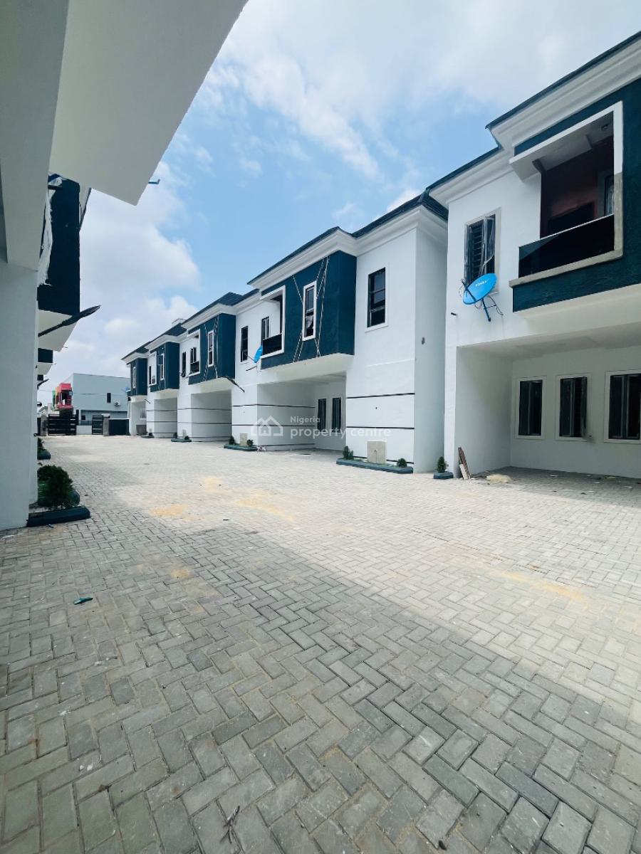 Brand New 3 Bedrooms Terraced Duplex with All Amenities, Mobil Road, Ajah, Lagos, Terraced Duplex for Sale