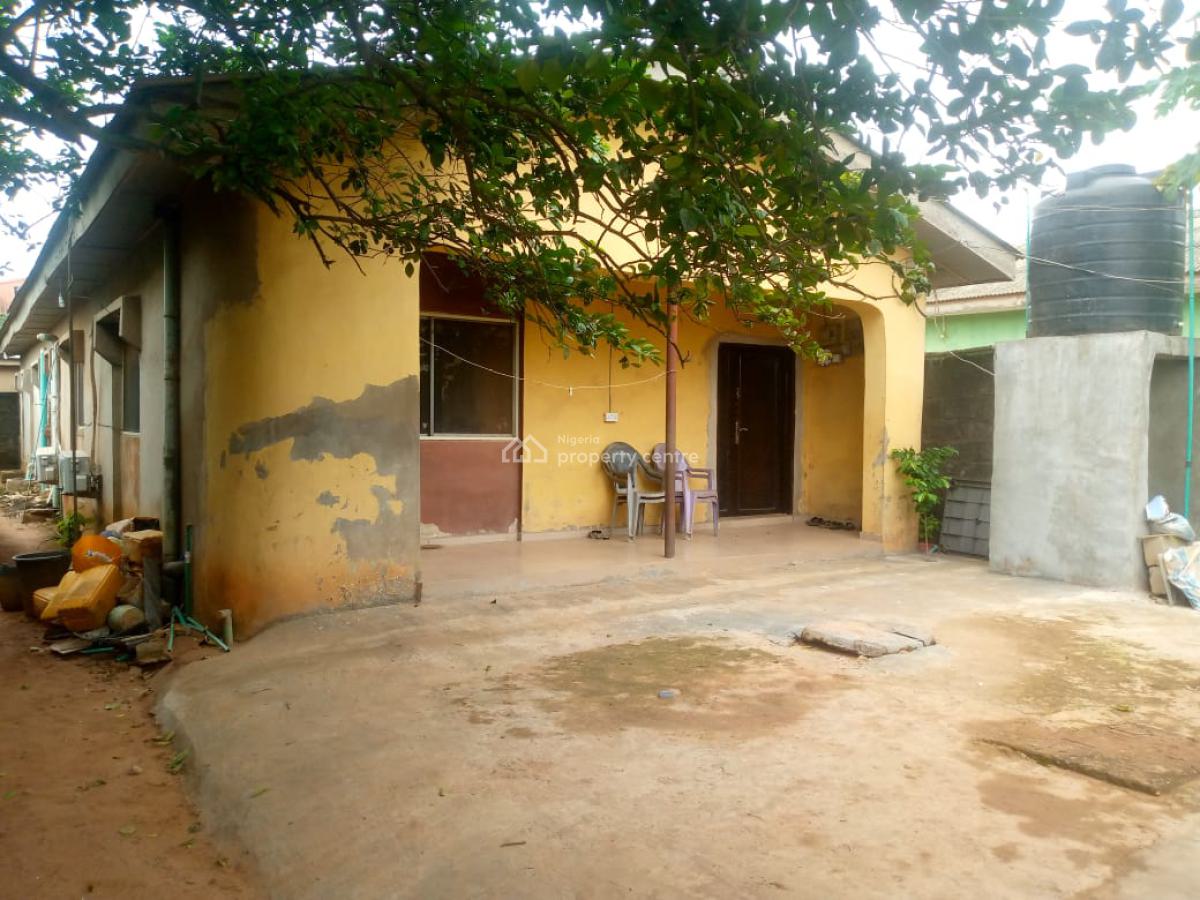Standard 3 Bedrooms Bungalow, Fence Round with Gate on Half Plot of Land, Akute, Ifo, Ogun, Detached Bungalow for Sale