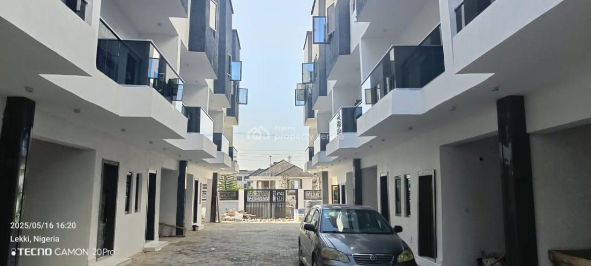Brand New 4 3 Bedroom Terraced Duplex with Boys Quarters, Private Estate, Agungi, Lekki, Lagos, Terraced Duplex for Rent