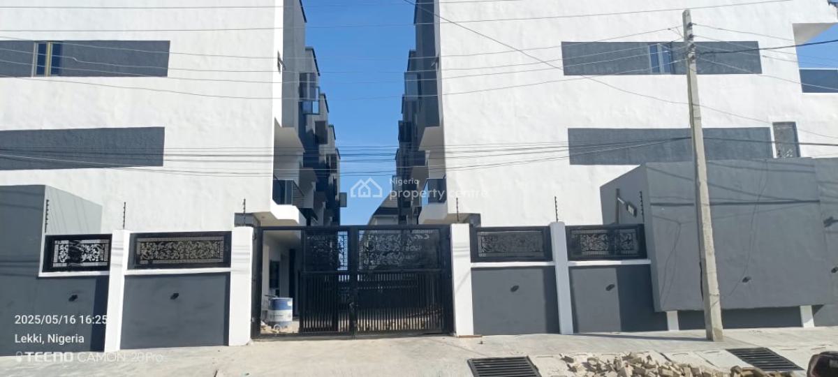 Brand New 4 3 Bedroom Terraced Duplex with Boys Quarters, Private Estate, Agungi, Lekki, Lagos, Terraced Duplex for Rent