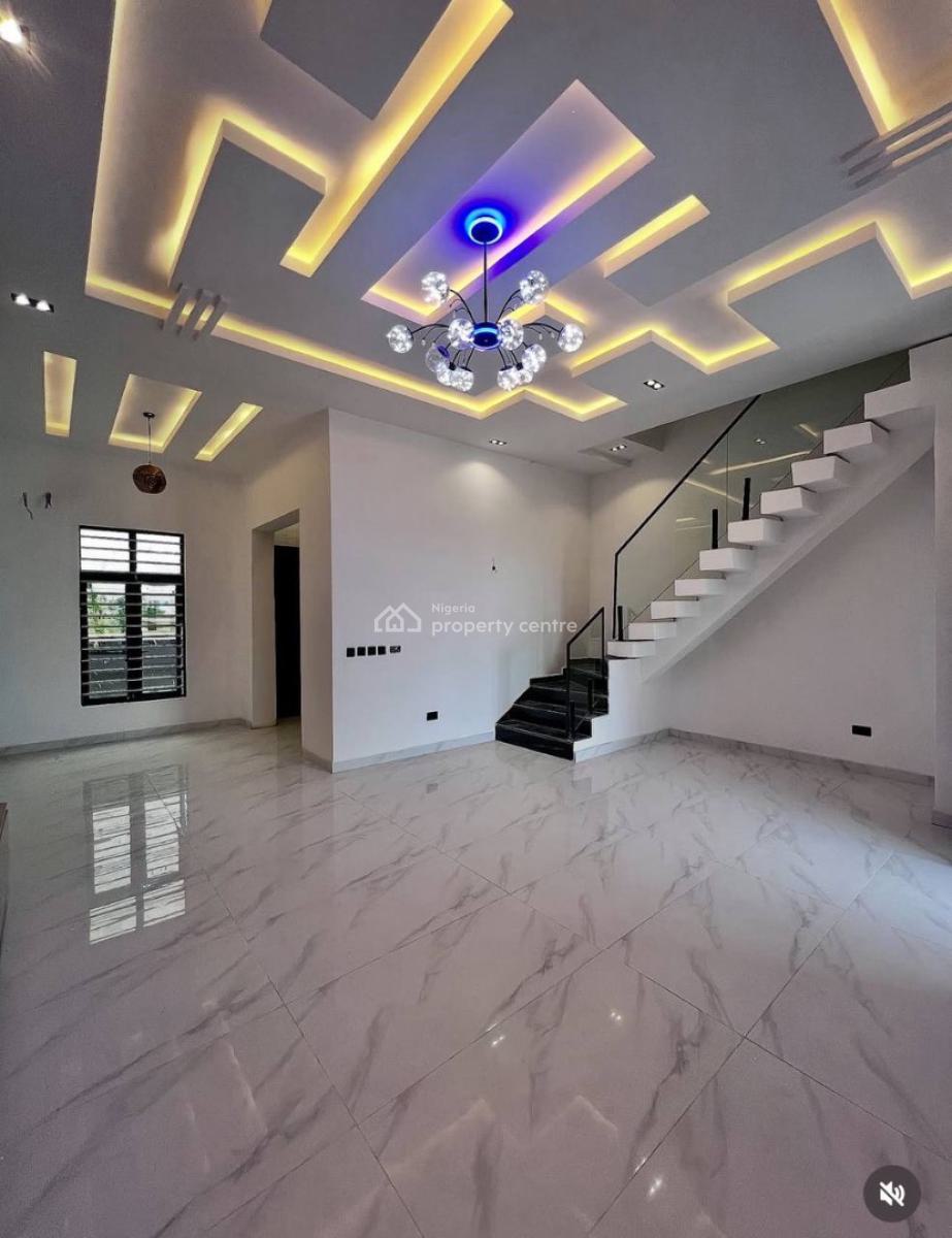 Self Gated 4 Bedroom Terrace Duplex, in a Gated and Secured Estate, Ikota, Lekki, Lagos, Terraced Duplex for Sale