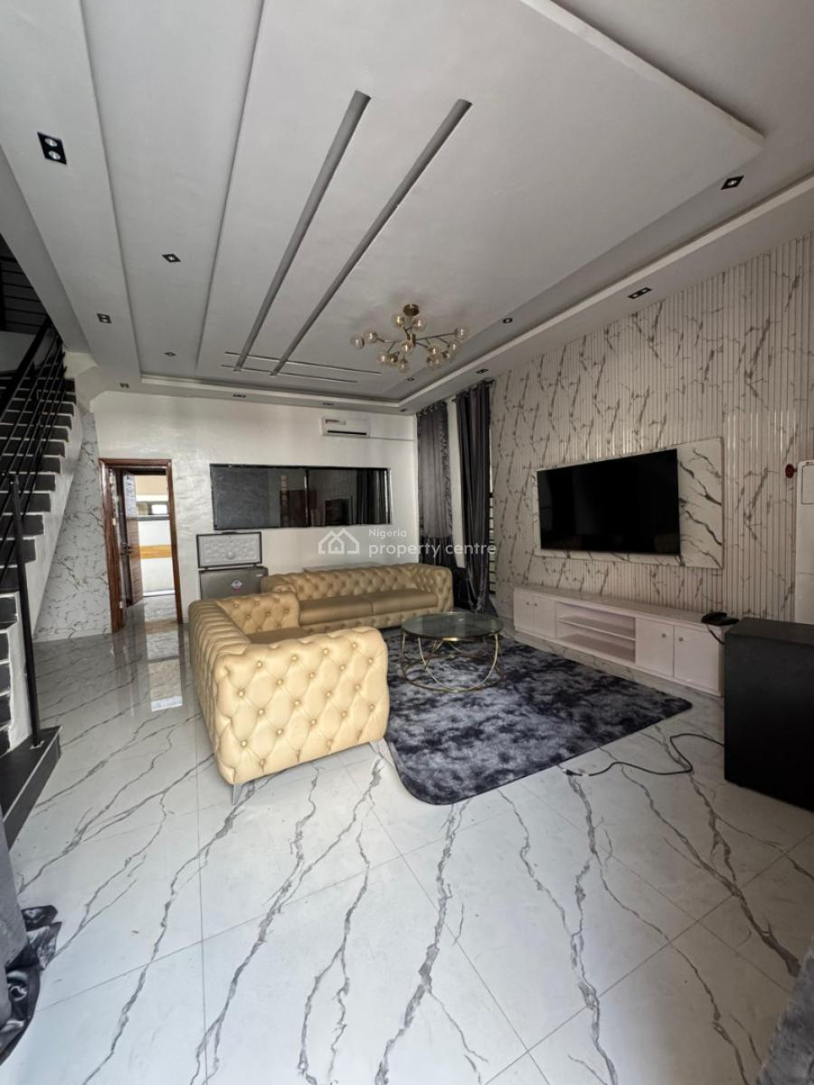 Beautifully Built Spacious 4bedroom Duplex with Bq, in a Secured Estate @ Chevron Drive, Lekki, Lagos, Detached Duplex for Rent