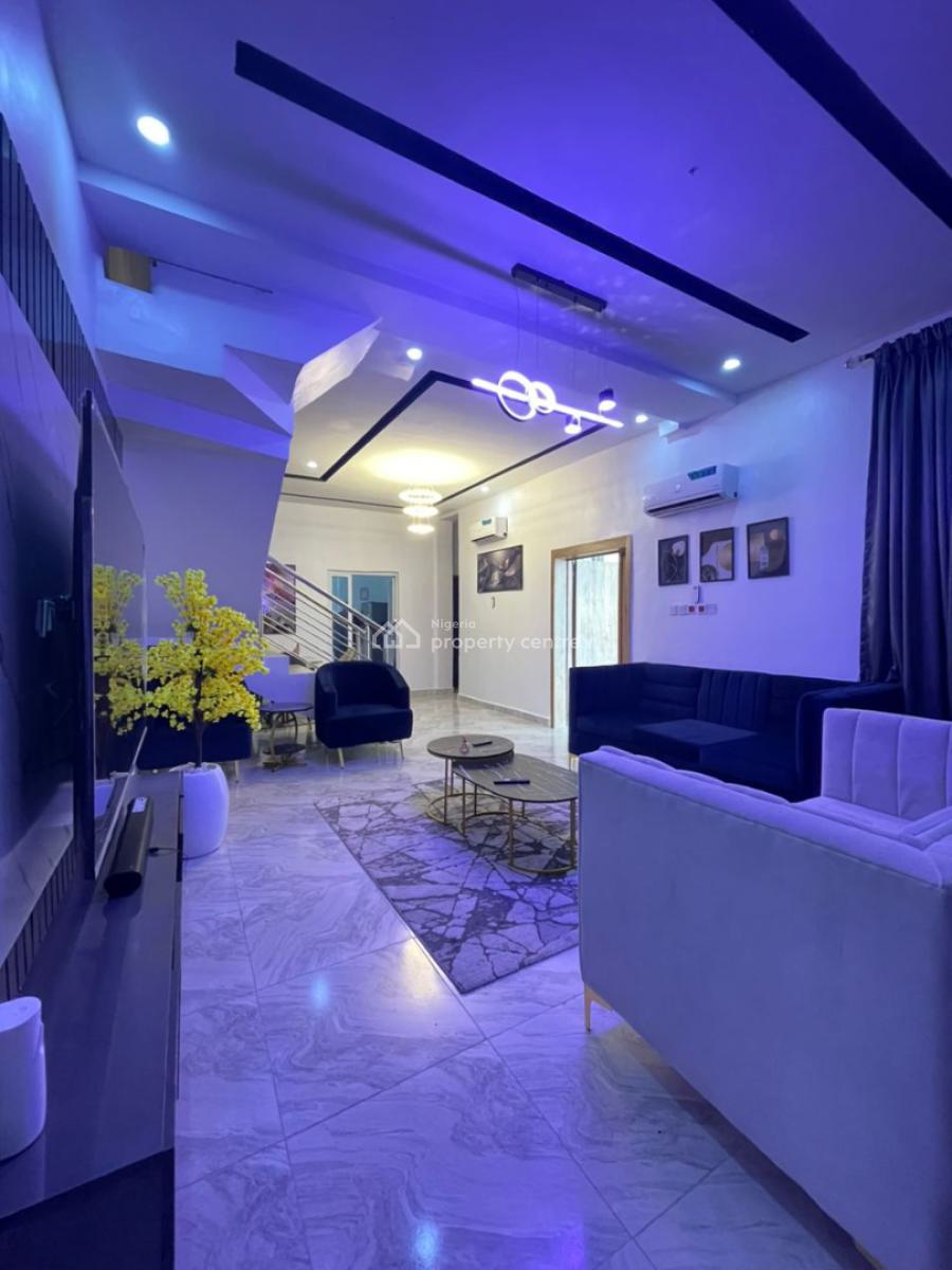 Furnished 4 Bedroom Semi Detached Duplex with Bq, Abraham Adesanya, Ajah, Lagos, Semi-detached Duplex for Rent